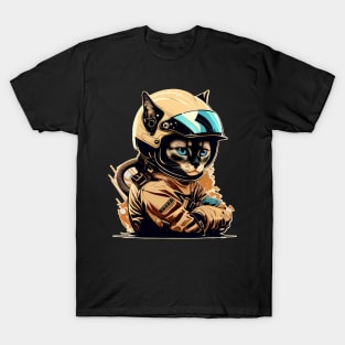 Fast Cat Drives, Pilots and Rides Fast. Duh. T-Shirt